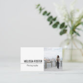 Simple Photography Photo Visitekaartje (Staand voorkant)