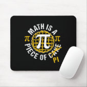 Simple Pi Symbool Shirt National Pi Day Gift Muismat (Met muis)