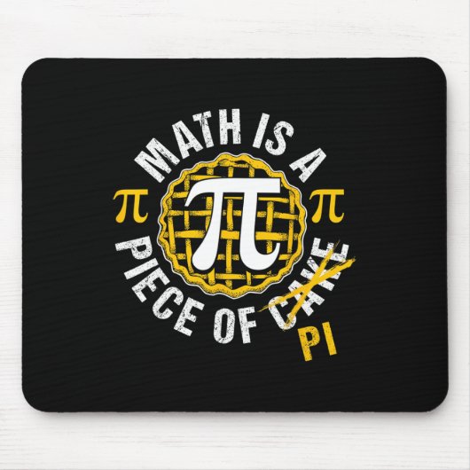 Simple Pi Symbool Shirt National Pi Day Gift Muismat (Voorkant)