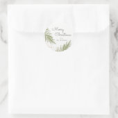 Simple Pines Kerst sticker (Tas)