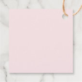 Simple Pink Bow Script Thank You Business  Bedankjes Labels (Achterkant)