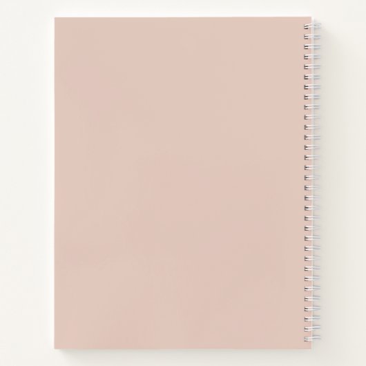 Simple Pink Gratitude Journal Notitieboek (Achterkant)
