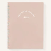 Simple Pink Gratitude Journal Notitieboek (Voorkant)