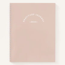Simple Pink Gratitude Journal