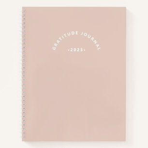 Simple Pink Gratitude Journal Notitieboek