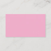 Simple Pink Registry Babyshower Enclosure Card Informatiekaartje (Achterkant)