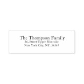  Simple plain modern elegant  return address  Zelfinktende Stempel (Design)