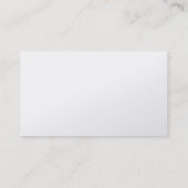 Simple Plain White Accountant-Visitekaartje Visitekaartje (Achterkant)