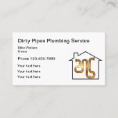 SImple Plumbing Service Plumber Visitekaartje (Voorkant)