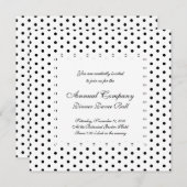 Simple Polka Dot Black en White Pattern Kaart (Voorkant / Achterkant)