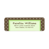 Simple Polka Dot Etiket (Voorkant)