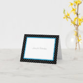 Simple Polka Dot Kaart (Gele Bloem)