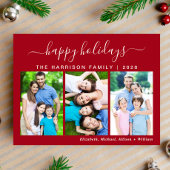 Simple Prettige feestdagen 3 Photo Holiday Briefka