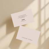 Simple professional business card with QR code Visitekaartje