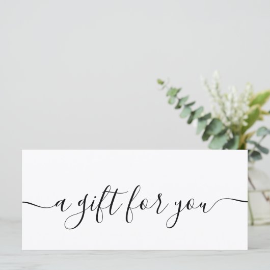 Simple Professional Chic Boutique-cadeaubon (Staand voorkant)