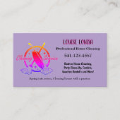 Simple Professional House Cleaning Business Cards Visitekaartje (Voorkant)