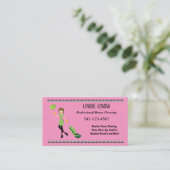 Simple Professional House Cleaning Business Cards Visitekaartje (Staand voorkant)