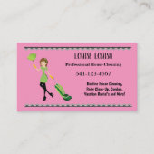 Simple Professional House Cleaning Business Cards Visitekaartje (Voorkant)