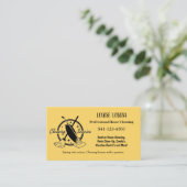 Simple Professional House Cleaning Business Cards Visitekaartje (Staand voorkant)