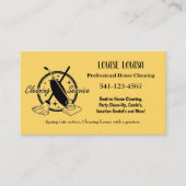 Simple Professional House Cleaning Business Cards Visitekaartje (Voorkant)