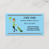 Simple Professional House Cleaning Business Cards Visitekaartje (Voorkant)