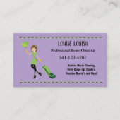 Simple Professional House Cleaning Business Cards Visitekaartje (Voorkant)