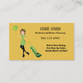 Simple Professional House Cleaning Business Cards Visitekaartje (Voorkant)