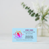 Simple Professional House Cleaning Business Cards Visitekaartje (Staand voorkant)