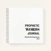 Simple Prophetic WordJournal Notitieboek (Voorkant)