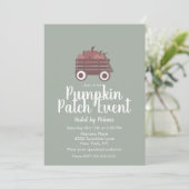 Simple Pumpkin Patch Halloween Herfst Event Flyer Kaart (Staand voorkant)