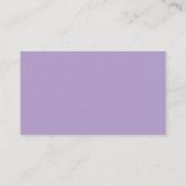 Simple Purple Babyshower Registry Enclosure Card Informatiekaartje (Achterkant)