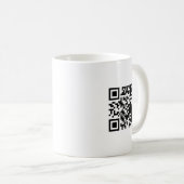 Simple QR Logo Text Business Promo mug Koffiemok (Voorkant rechts)