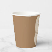 Simple Rabbit baby shower Welcome Papieren Bekers (Rechts)