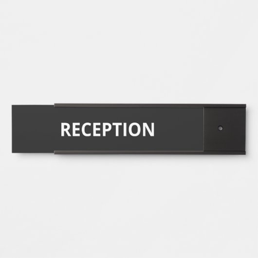 Simple RECEPTION Deurbordje (Voorkant)