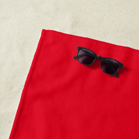 Simple Red Authority®, badhanddoek (In situ)