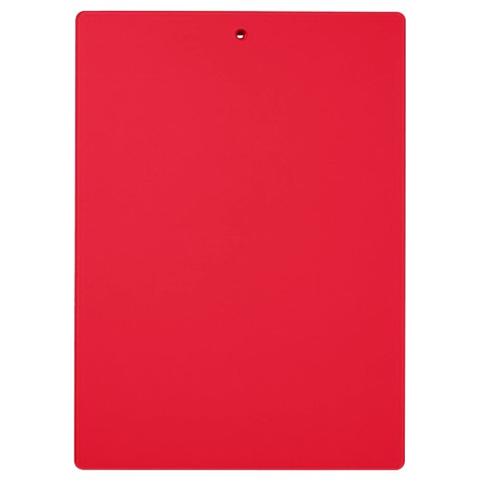 Simple Red Authority® Klembord (Achterkant)