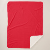Simple Red Authority® Sherpa Deken (Voorkant)