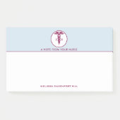 Simple Red Caduceus Nurse Medical Symbool Post-it® Notes (Voorkant)