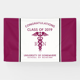 Simple Red Caduceus Nurse Medical Symbool Spandoek