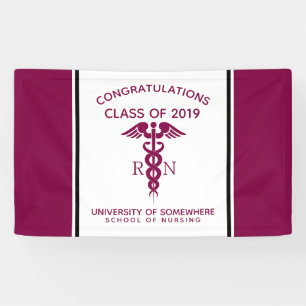 Simple Red Caduceus Nurse Medical Symbool Spandoek