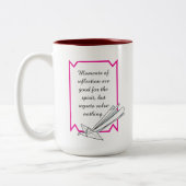 Simple Reflect but don’t Regret Inspirational Mug Tweekleurige Koffiemok (Links)