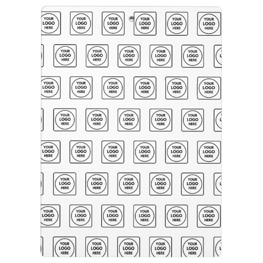 Simple Repeat Logo Pattern Pro clipboard Klembord (Achterkant)
