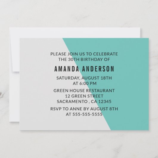 Simple Retro Loudluidspreker Lady 40th Birthday Kaart (Achterkant)