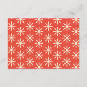 Simple Retro Modern Wedding Details Enclosure Kaar Informatiekaartje (Achterkant)