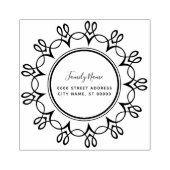 Simple Return Address Rubber Stempel (Afrduk)