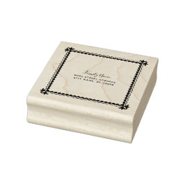 Simple Return Address Rubber Stempel