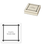 Simple Return Address Rubber Stempel (Gestempeld)