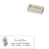 Simple Return Address Rubber Stempel (Gestempeld)