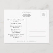 Simple Ribbon Afstuderen Briefkaart (Achterkant)