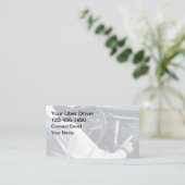 Simple Ride Hailing Uber Driver Theme Contactkaartje (Staand voorkant)